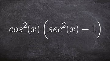 How to use the pythagorean identities to simplify a trigonometric expression