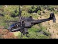 US Apache Helicopter Performs Crazy Low Altitude Maneuvers