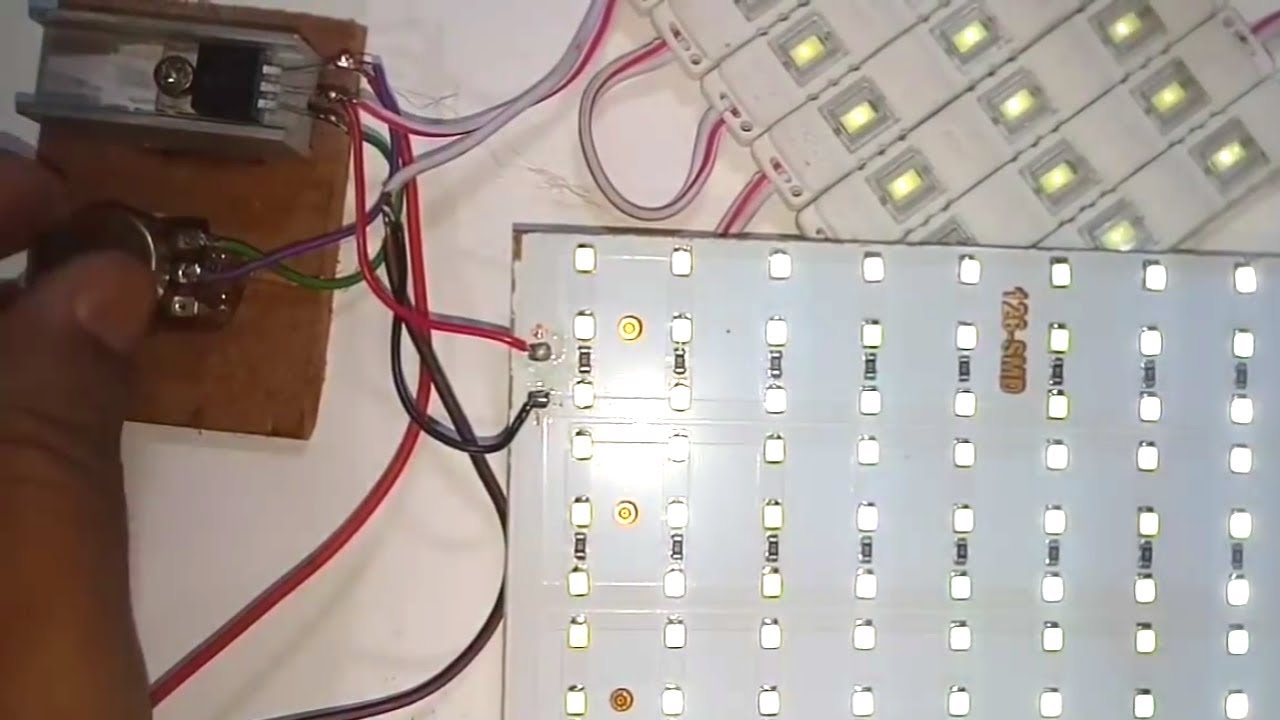 Make Simple 12v LED Lights Controller Circuit Easy Way YouTube