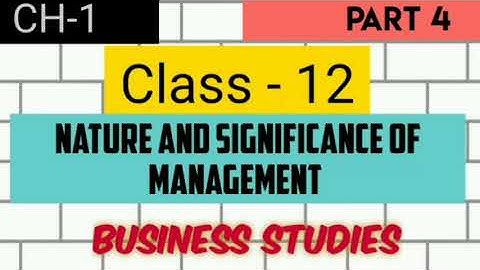 Part 4: Functions of Management and meaning of coordination and its features.