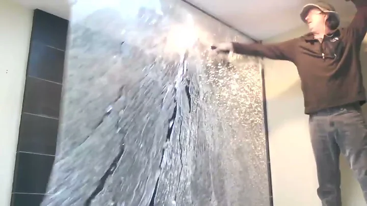 Breaking tempered glass shower wall door (EDIT)