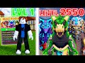 Going from level 1 noob to max level with all new beast fruits blox fruits roblox