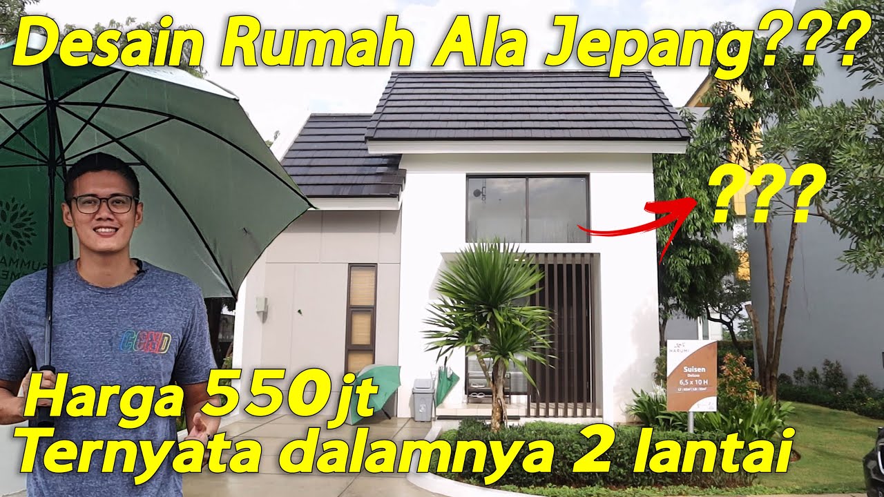 Rumah Gaya Jepang Rumah Mungil Dalamnya Ternyata Dua Lantai Di Summarecon Emerald Karawang YouTube