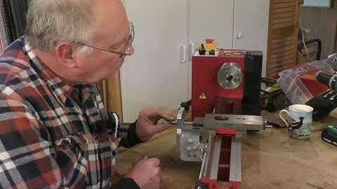 328 -- 7 x 14 inch CNC mini lathe conversion X axis ball-screw fitting