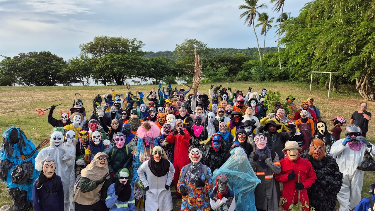 Bloco dos bobos lagunar Jequiá da Praia Alagoas 07/02/2026 #bloco #carnaval #bobo #caretas #jequia 