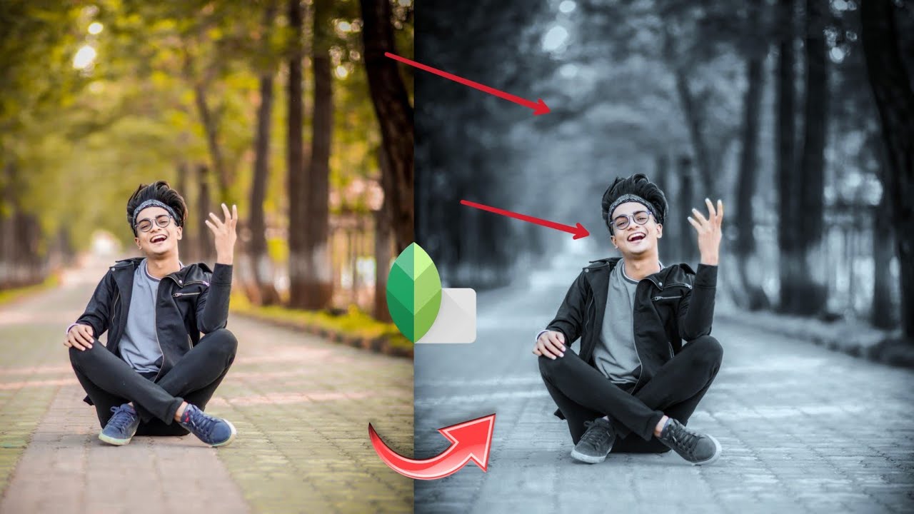 Snapseed blue and black photo editing /Snapseed photo editing tutorial/