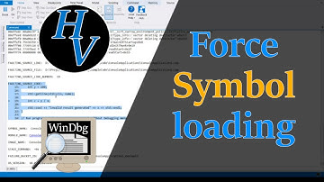 Symbols failing to load ? Try forcing !