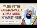 Yasin fetih rahman vakia cuma mulk kyamet nebe suresi anlam dinle arapa abdurrahman el ussi