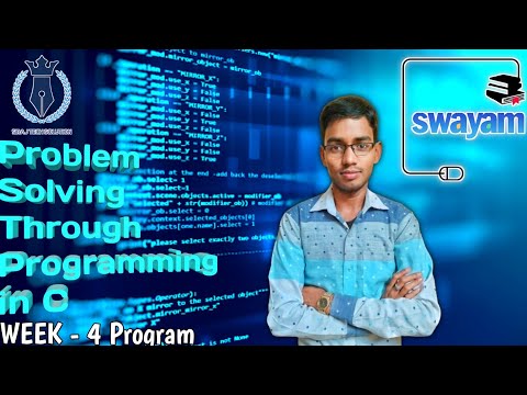 NPTEL Problem Solving Through Programming In C Week-4 ALL Programming As...