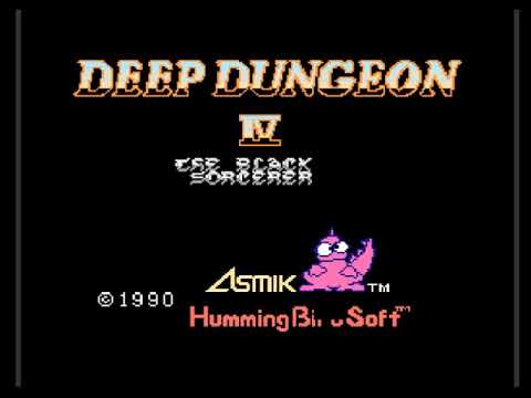 Deep Dungeon 4  - Kuro no Youjutsushi / Deep Dungeon 4 - The Black Sorcerer (Japan) (NES)