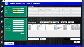 Membuat Aplikasi Program Perpustakaan Java GUI Netbeans + Mysql (Demo Program + Pembuatan Database)