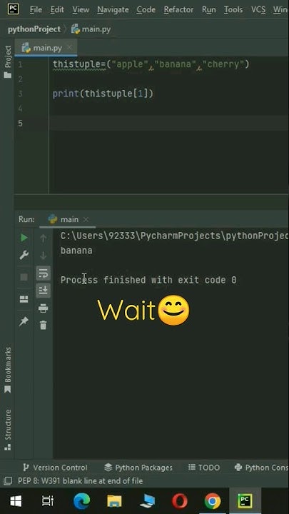 Access Tuple Items Through index number In Python | #shorts #shortvideo ...