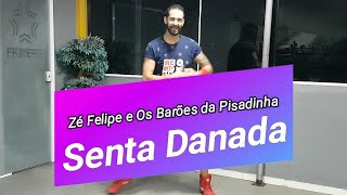 SENTA DANADA - Zé Felipe e Os Barões da Pisadinha (coreografia) Rebolation in Rio
