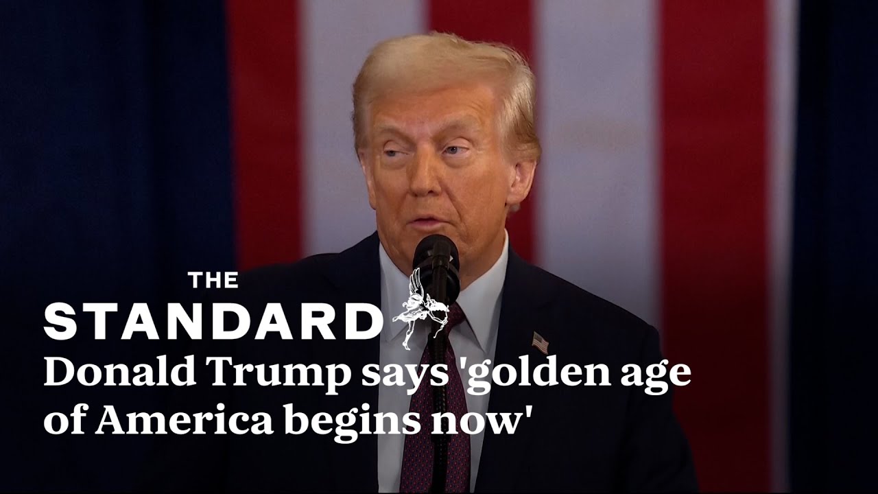 Donald Trump says 'golden age of America begins now' after being sworn ...