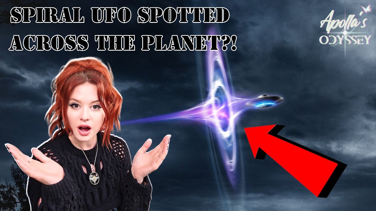 SPIRAL UFO SPOTTED ACROSS THE PLANET?!