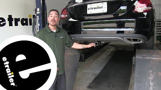 etrailer | Curt Trailer Hitch Installation - 2018 Mercedes-Benz C-Class