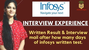 Infosys Interview Experience | Gap Between Written Result & Interview date | Kajal Mehta