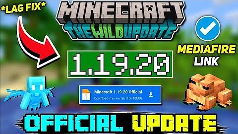 Minecraft Pe 1.19.20.02 Official Update Realised 😯 | Hot Fix and Lag Fix | @BugWheel