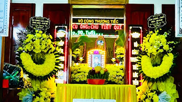 Lễ tang cụ Chu Tiết Quí ( p3) trung hà vật lại hà nội)