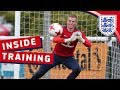 Euro U21 training session with England's Goalkeepers | Inside Training