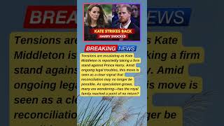 Kate Turns on Harry—No Way Back?! #KateMiddleton #PrinceHarry #RoyalDrama