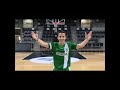 Maccabi Haifa football players present Maccabi Haifa Basketball team