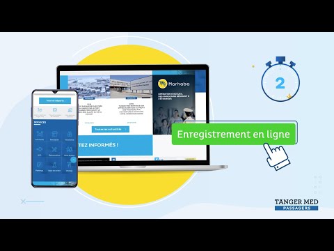 ENREGISTREMENT EN LIGNE AU DÉPART DE TANGER MED