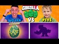 Pojedynek na jaja godzilli w brawl stars z pty