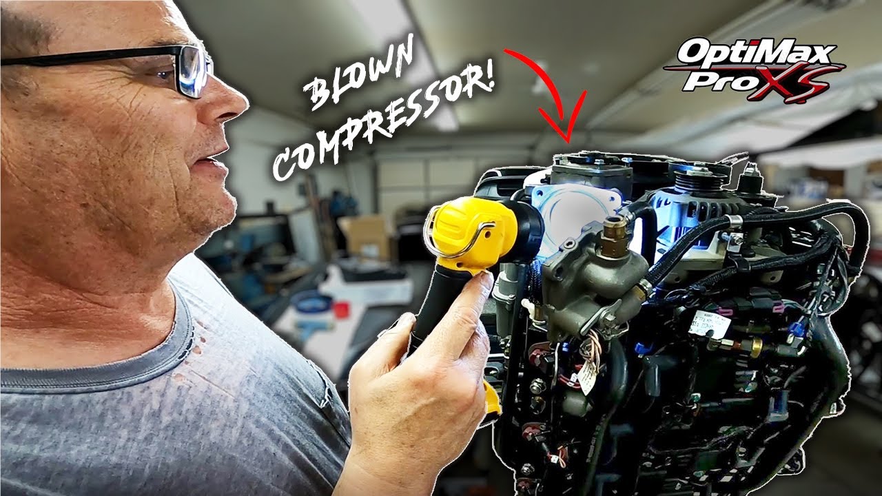 BLOWN Compressor On Our Mercury Optimax Pro XS Disassembling