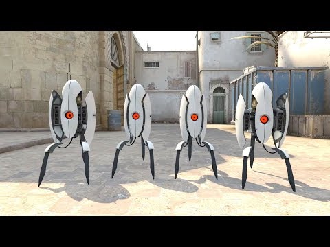 Поющие турели из Portal 2 в CS:GO | Архив 4х4
