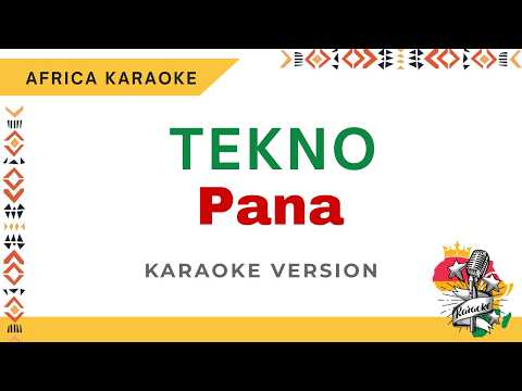 Tekno - Pana | Version Karaoke ( Instrumental + Lyrics)
