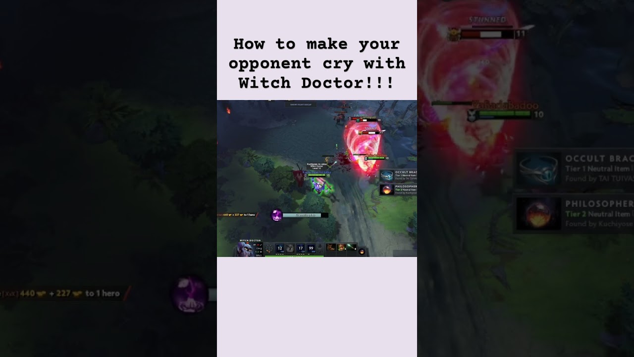 Best support in Dota2, WITCH DOCTOR!!! #dota2 #gaming #witchdoctor