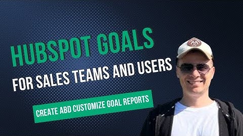 Setting HubSpot Goals for Sales team