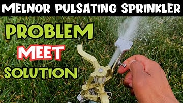 No Irrigation? No Problem! Meet the Melnor Pulsating Sprinkler!