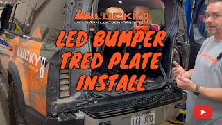 How to Install AntiScuff LED Tread Plate on Defender L663!'