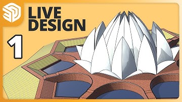 3D Modeling Lotus Temple (Part 1)