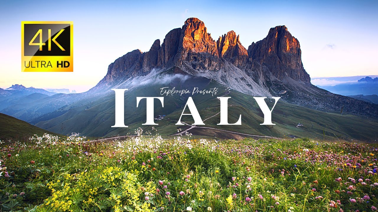 ITALY 4K Scenic Relaxation Film with Inspiring Music
