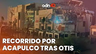 Un recorrido por las calles de Acapulco donde se muestra la destrucción que dejó el huracán "Otis"