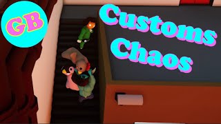 Gang Beasts- Customs Chaos