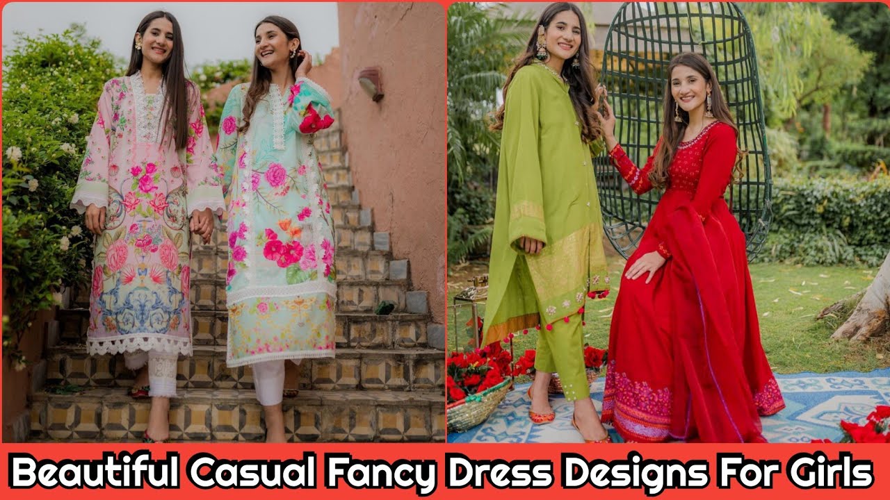 Fancy and casual wear lawn cotton dress designing ideas for ladies in 2022|Dress  designs for eid - YouTube
