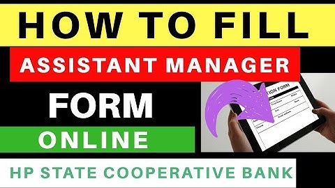How to fill HPPSC Form online | How to fill state Cooperative Bank Assistant Manager form 2020 |