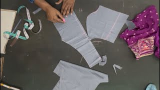 How to cut a new blouse using an old blouse measurement || Rekha creation, Boutique #stitchingide...