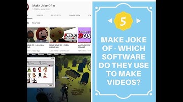 MAKE JOKE OF - WHICH SOFTWARE DO THEY USE TO MAKE THEIR VIDEOS? | 2018 | IN HINDI