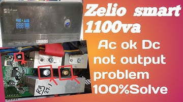 Luminous#zelio#smart#inverter#1100va  no output 100% solve