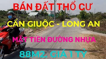 (Ms 92♥️Đã Bán) Thổ Cư MT Phước Lâm, Trường Bình, Cần Giuộc - Shr, Dt 88m2, Giá 1 Tỷ | Bđs Long An