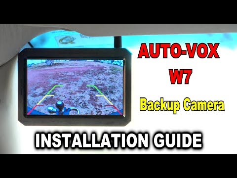🚗 AUTO-VOX W7 Backup Camera Installation Guide. A Step by Step How To