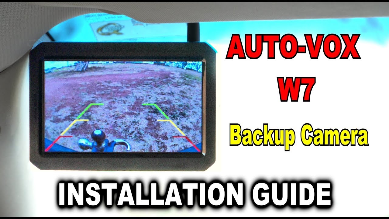 🚗 AUTO-VOX W7 Backup Camera Installation Guide. A Step by Step