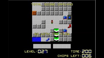 chips challenge 1, level 27