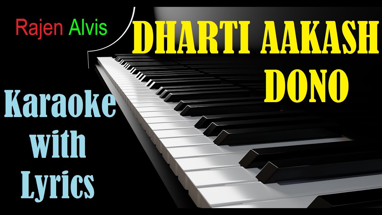 Dharti Aakash Dono  Karaoke with Lyrics  Hindi Christian Song
