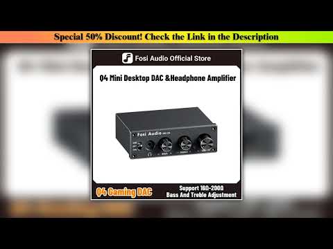 Unboxing Fosi Audio Q4 Mini Stereo USB Gaming DAC & Headphone Amplifier Audio Converter Adapter for